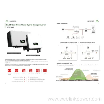 Hybrid Three Phase Inverter for Home Energy Storage